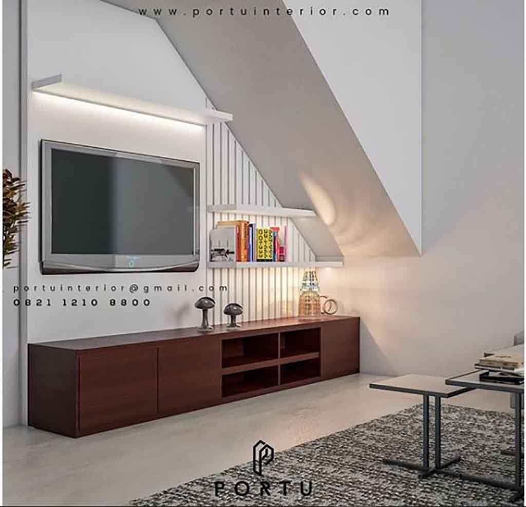 Detail Desain Credenza Minimalis Nomer 19