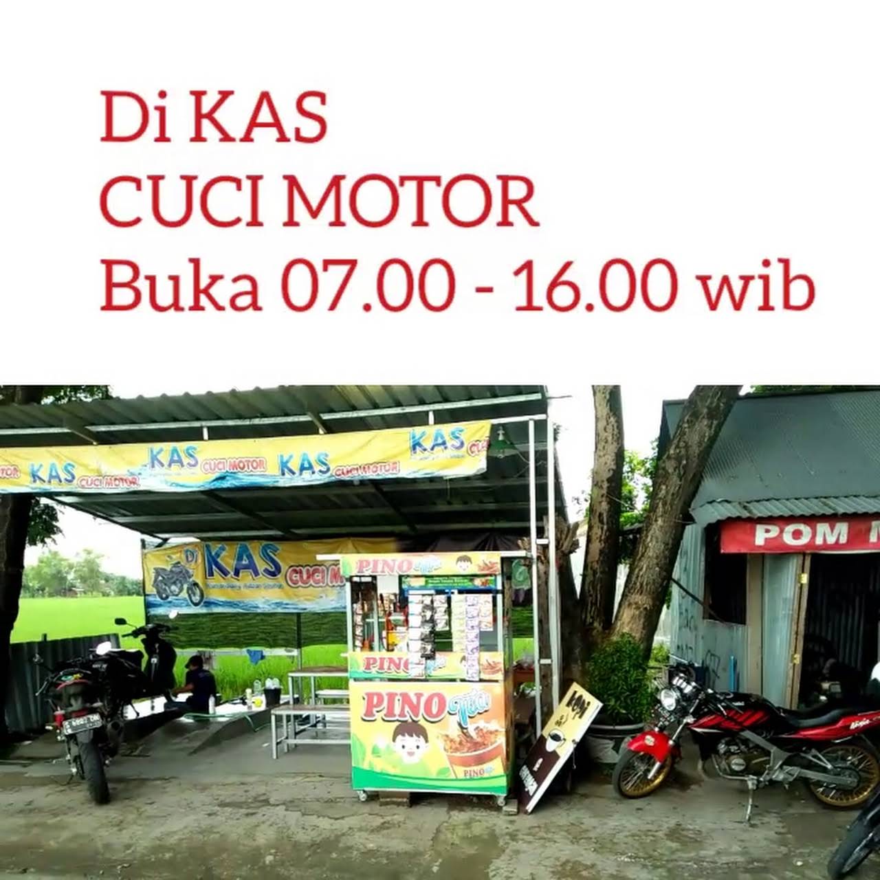 Detail Desain Cuci Motor Minimalis Nomer 5