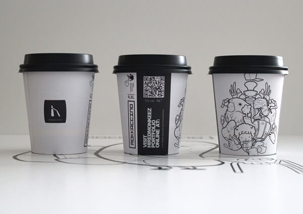 Detail Desain Cup Kopi Plastik Nomer 3