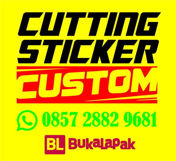 Detail Desain Cutting Sticker Nomer 13