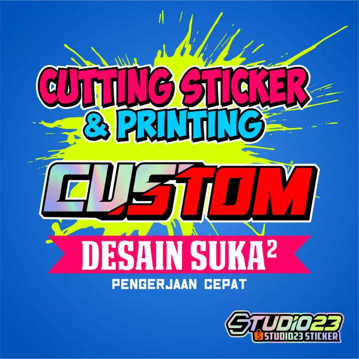 Detail Desain Cutting Sticker Nomer 31