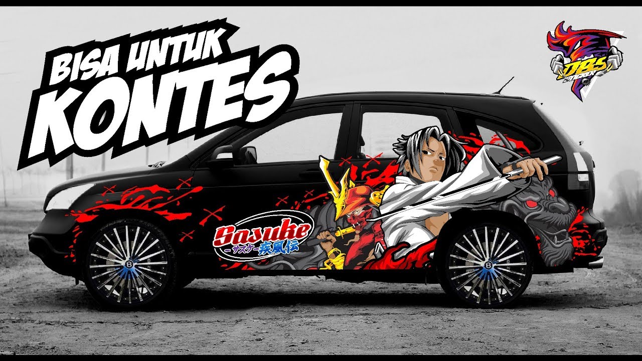 Detail Desain Cutting Sticker Mobil Nomer 11