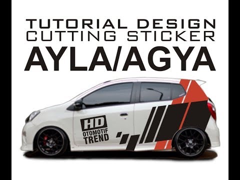 Detail Desain Cutting Sticker Mobil Nomer 48