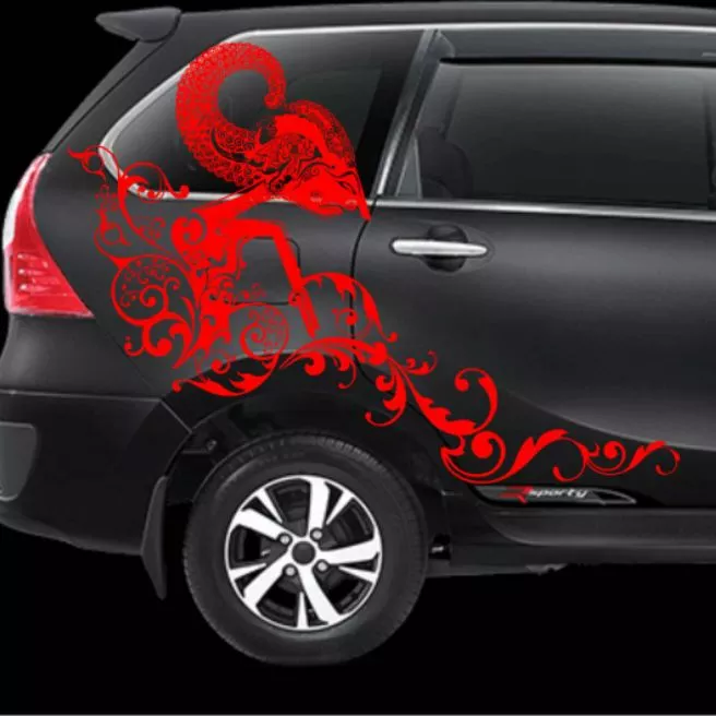 Detail Desain Cutting Sticker Mobil Nomer 53