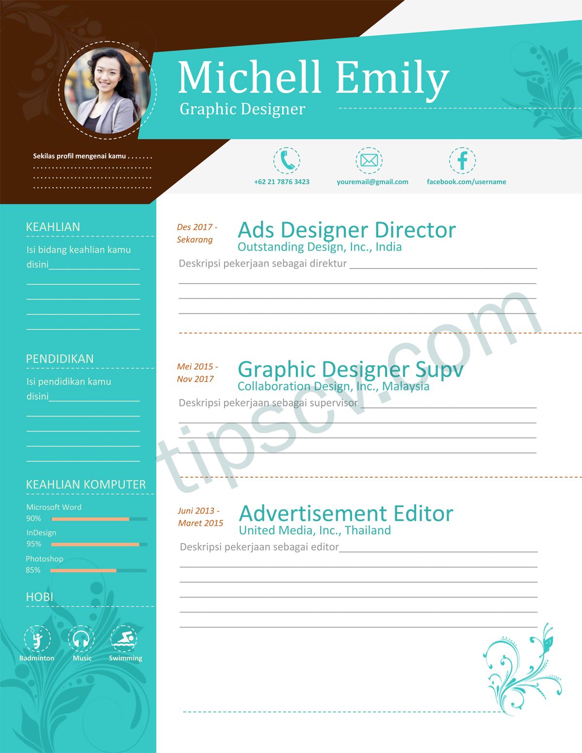 Detail Desain Cv Doc Nomer 27