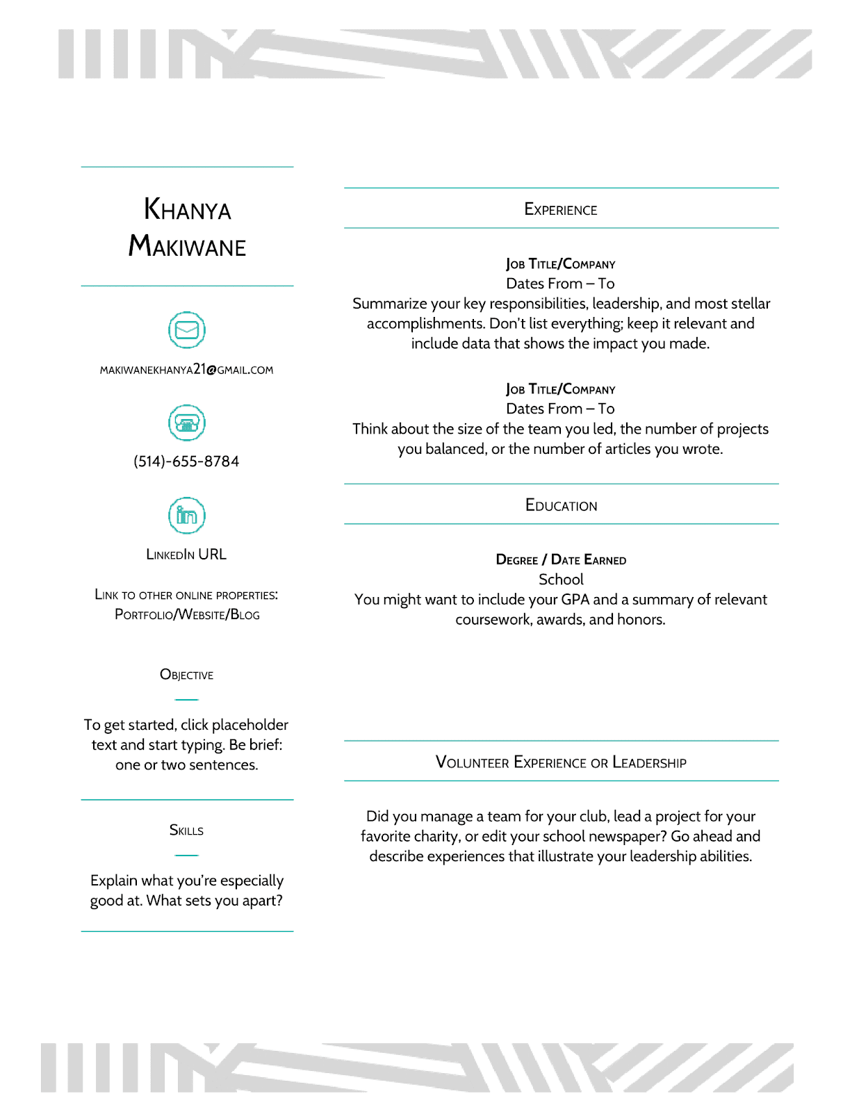 Detail Desain Cv Doc Nomer 33