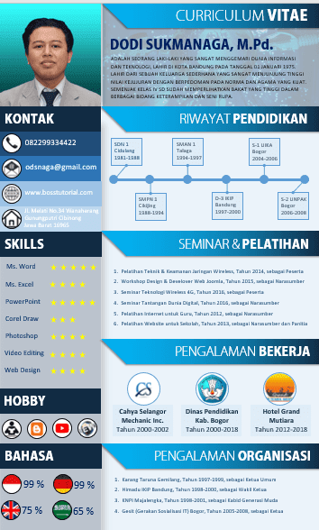 Detail Desain Cv Menarik Word Nomer 33