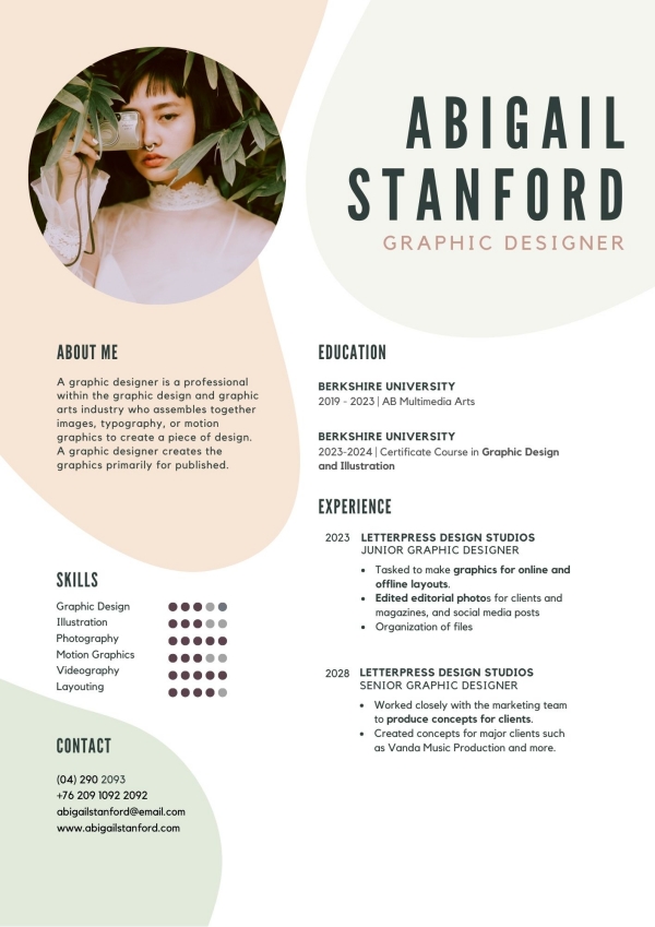 Detail Desain Cv Yang Menarik Nomer 34