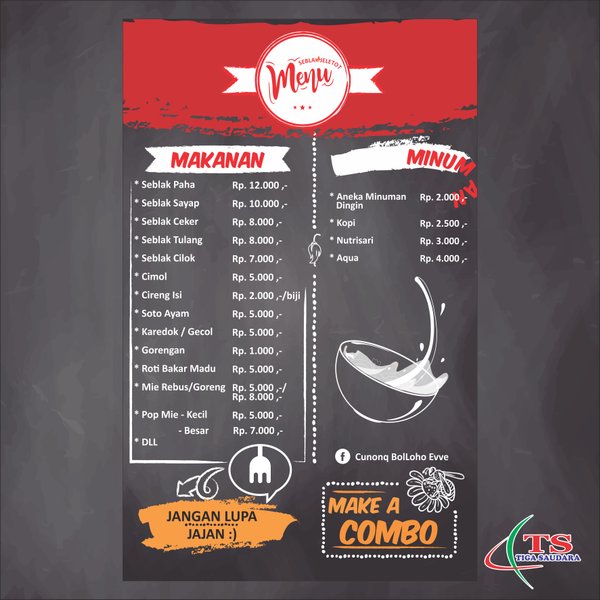 Detail Desain Daftar Menu Nomer 17