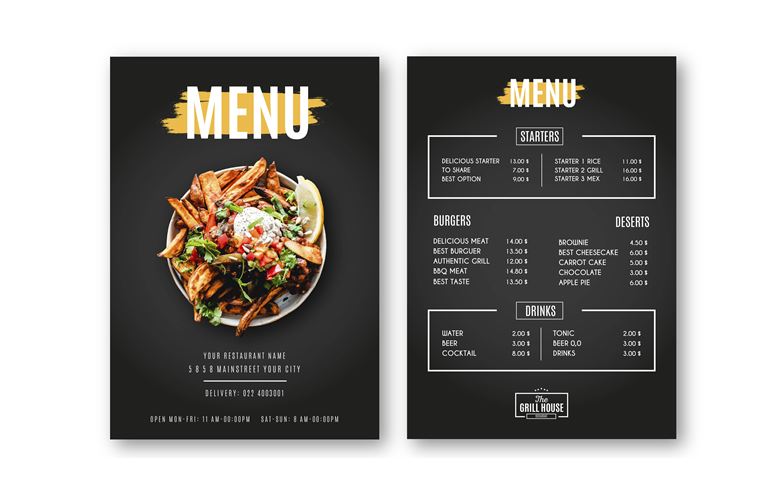 Detail Desain Daftar Menu Cafe Unik Nomer 14