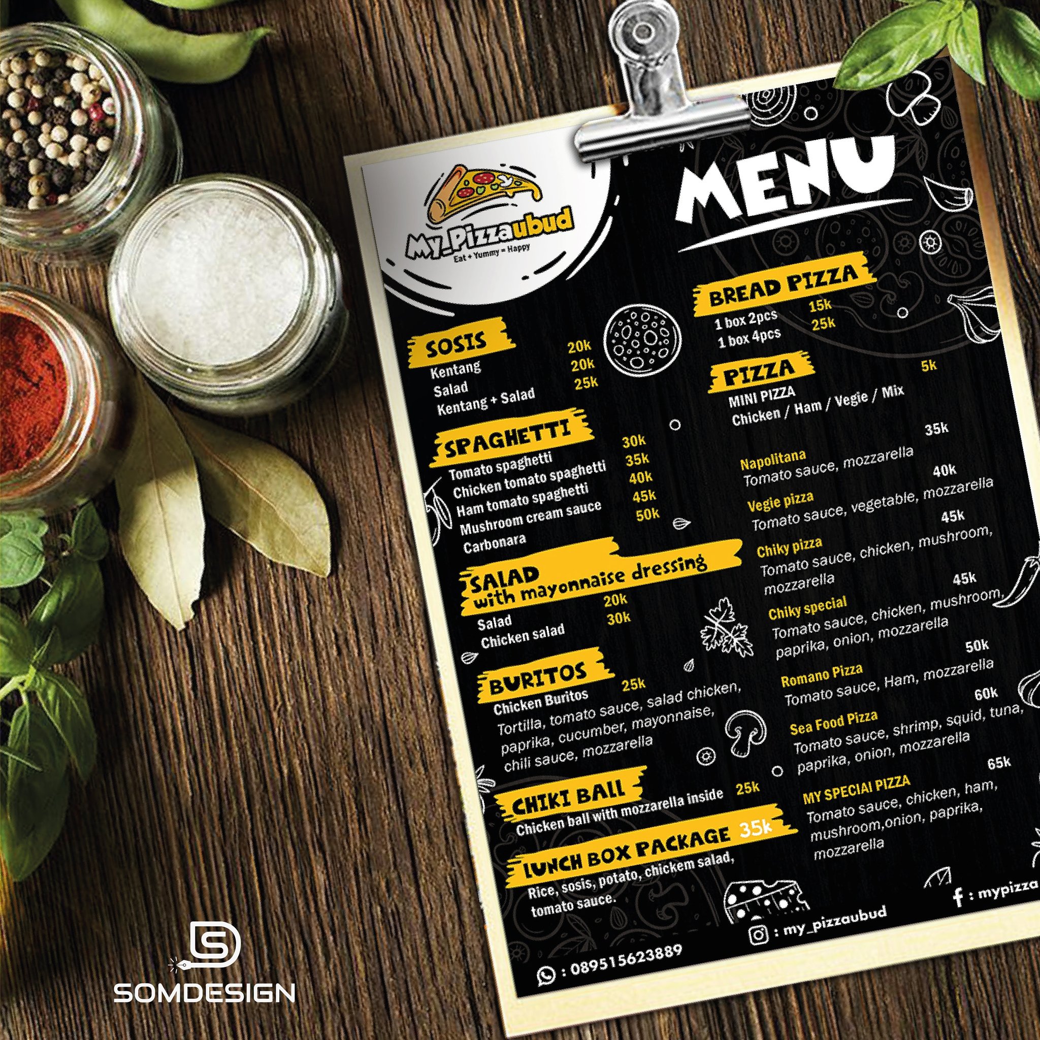 Detail Desain Daftar Menu Keren Nomer 5