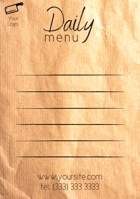 Detail Desain Daftar Menu Kosong Nomer 21