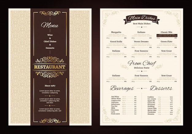 Detail Desain Daftar Menu Kosong Nomer 46