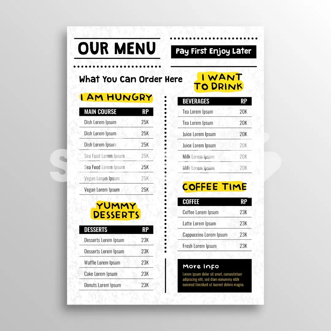Detail Desain Daftar Menu Kosong Nomer 47