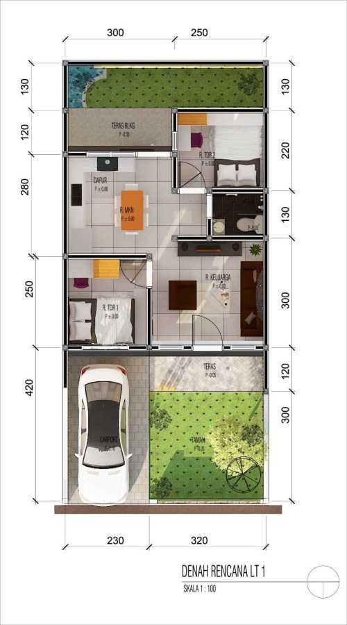 Detail Desain Dan Denah Rumah Minimalis Nomer 22