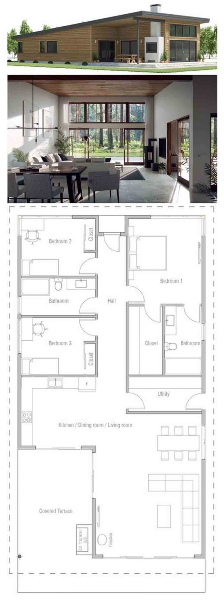 Detail Desain Dan Denah Rumah Minimalis Nomer 53