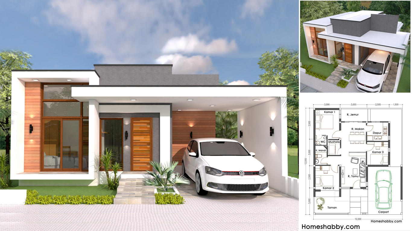 Detail Desain Dan Denah Rumah Minimalis Nomer 7