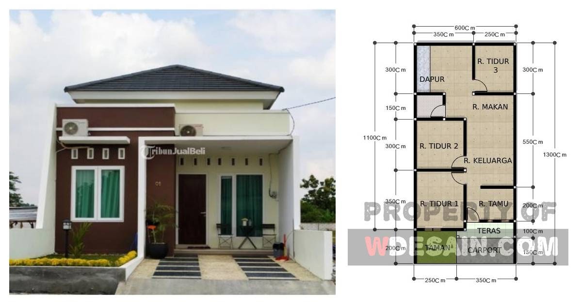 Detail Desain Dan Ukuran Rumah Minimalis Nomer 13