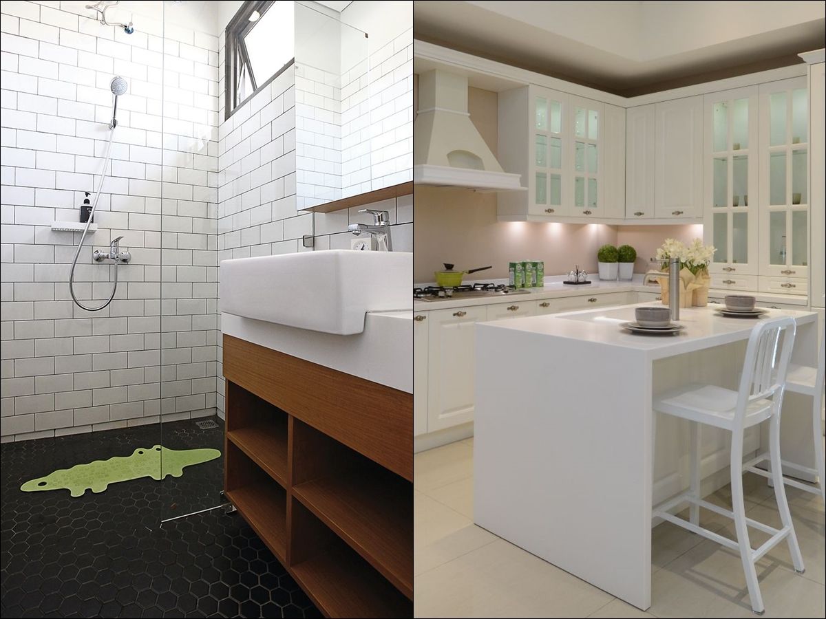 Detail Desain Dapur Dan Kamar Mandi Berdekatan Nomer 39