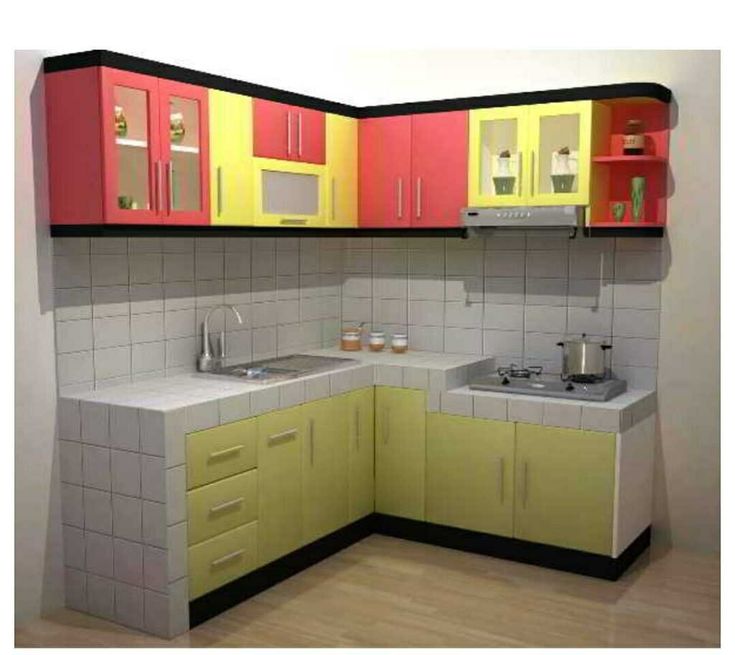 Detail Desain Dapur Kecil Bentuk L Nomer 27