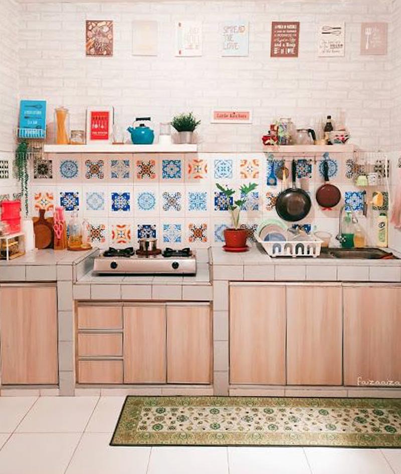 Detail Desain Dapur Kecil Bentuk L Nomer 29