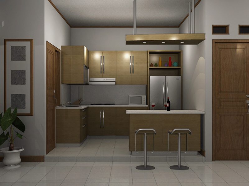 Detail Desain Dapur Kecil Bentuk L Nomer 30