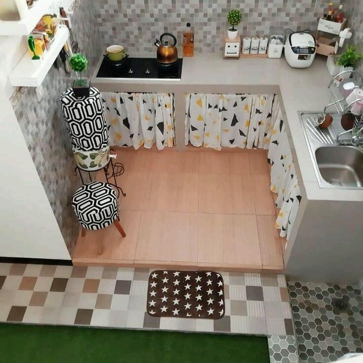 Detail Desain Dapur Kecil Bentuk L Nomer 42