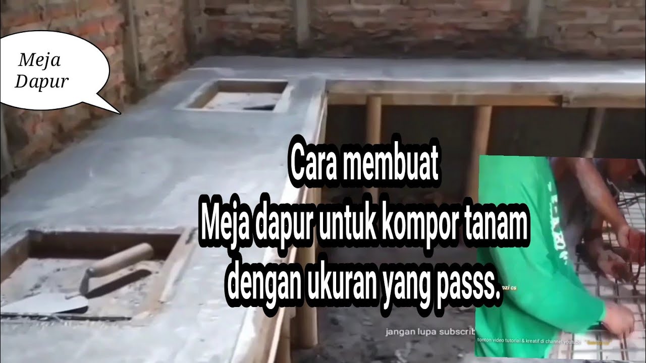 Detail Desain Dapur Kompor Tanam Nomer 53