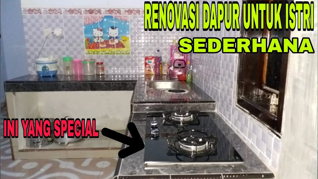 Detail Desain Dapur Kompor Tanam Nomer 9