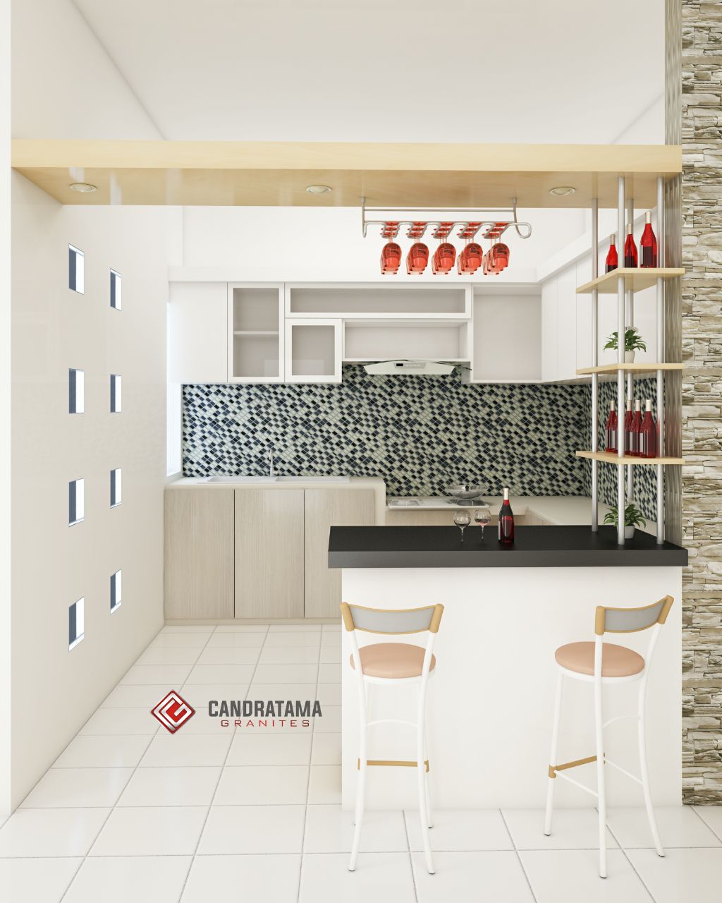 Detail Desain Dapur Mini Bar Mungil Nomer 55