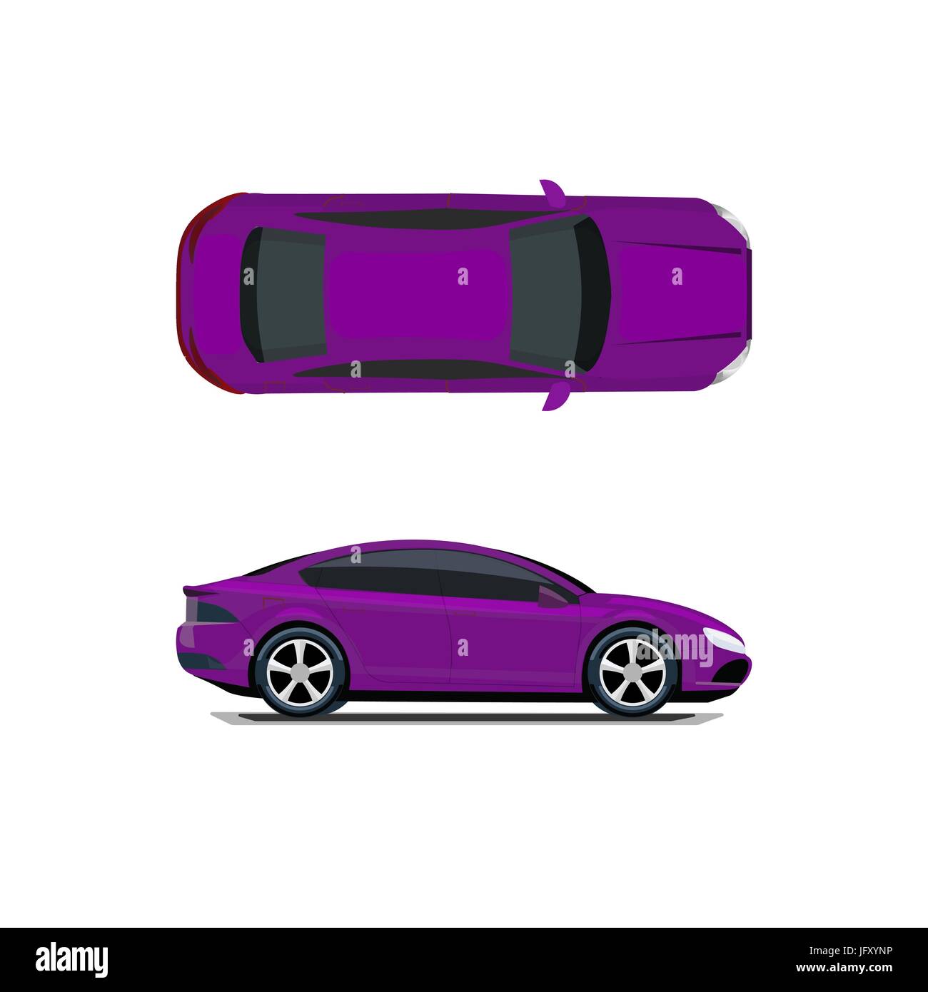 Detail Purple Violet Car Nomer 4