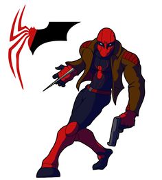 Detail Red Hood Spiderman Nomer 9