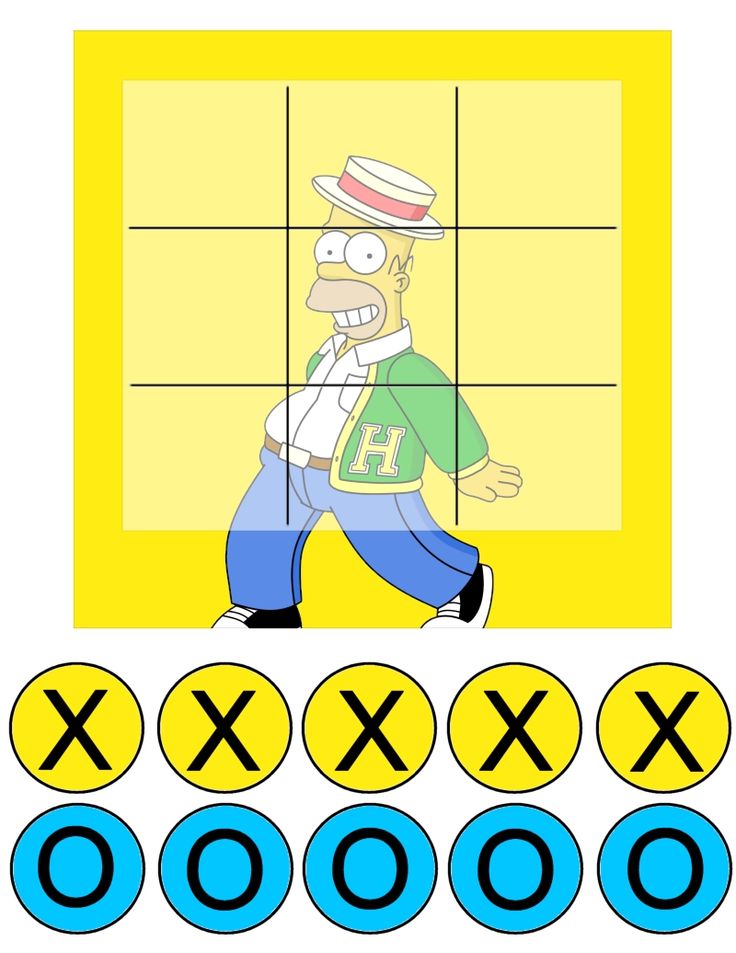 Detail Simpsons Tic Tac Toe Nomer 6