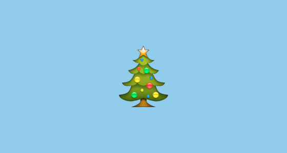 Detail Weihnachtsbaum Emoji Nomer 13