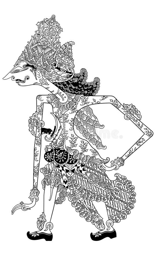 Detail Gambar Wayang Batara Kala Nomer 16