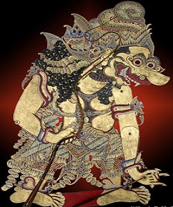 Detail Gambar Wayang Batara Kala Nomer 24