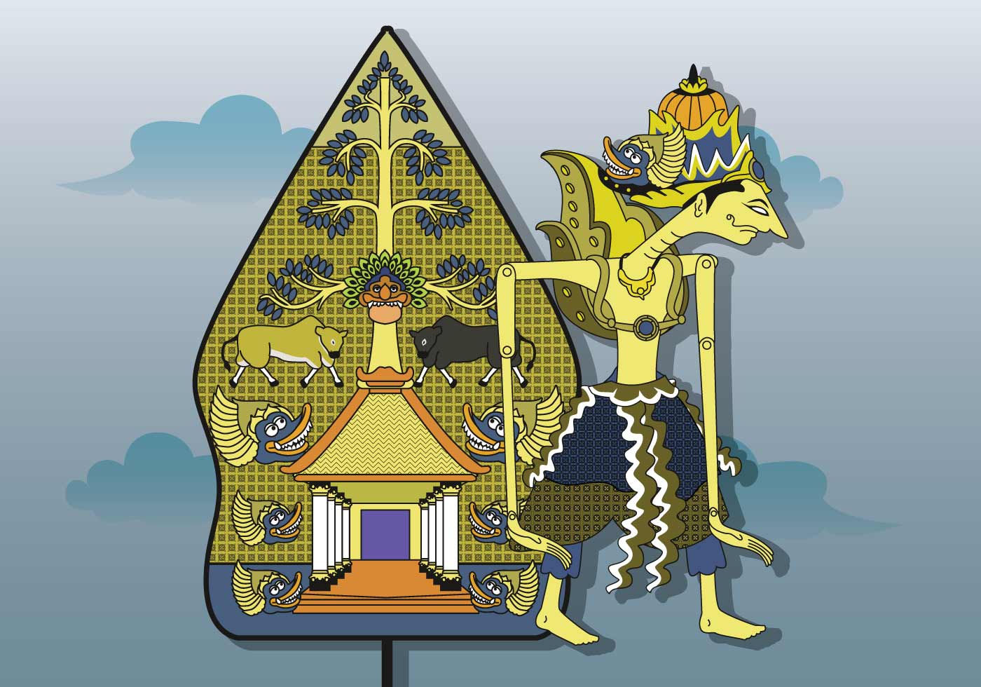 Detail Gambar Wayang Bima X Nomer 27