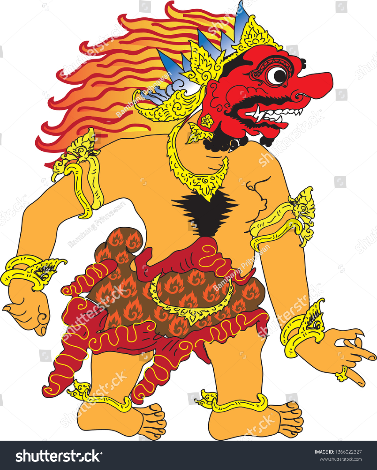 Detail Gambar Wayang Buta Nomer 2