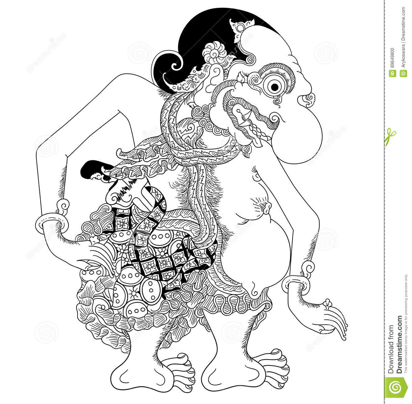 Detail Gambar Wayang Buta Nomer 35
