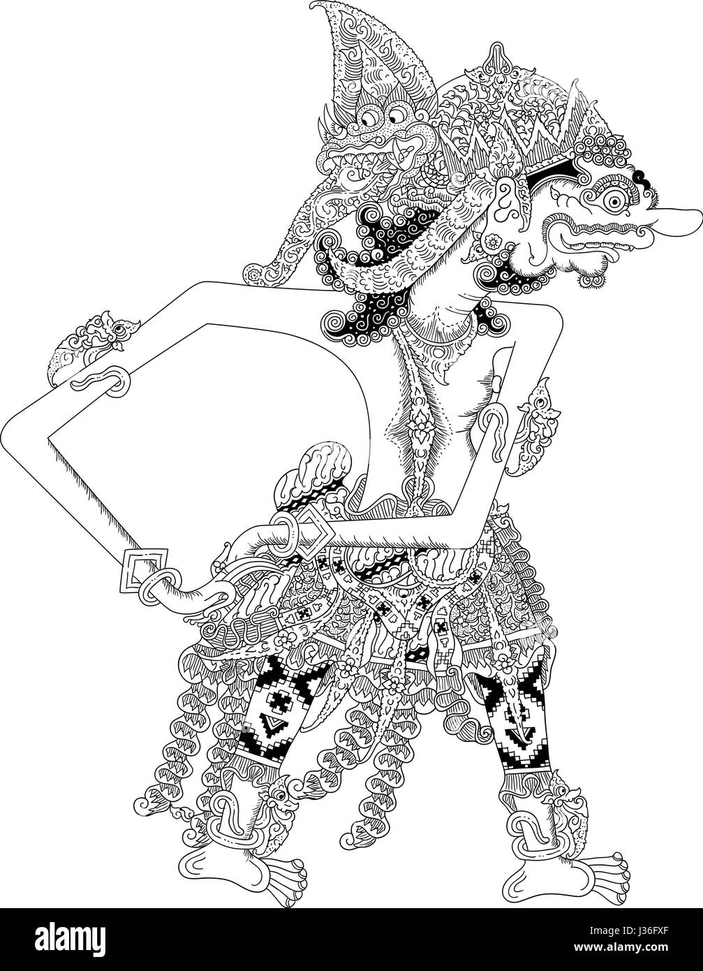 Detail Gambar Wayang Dursasana Nomer 7