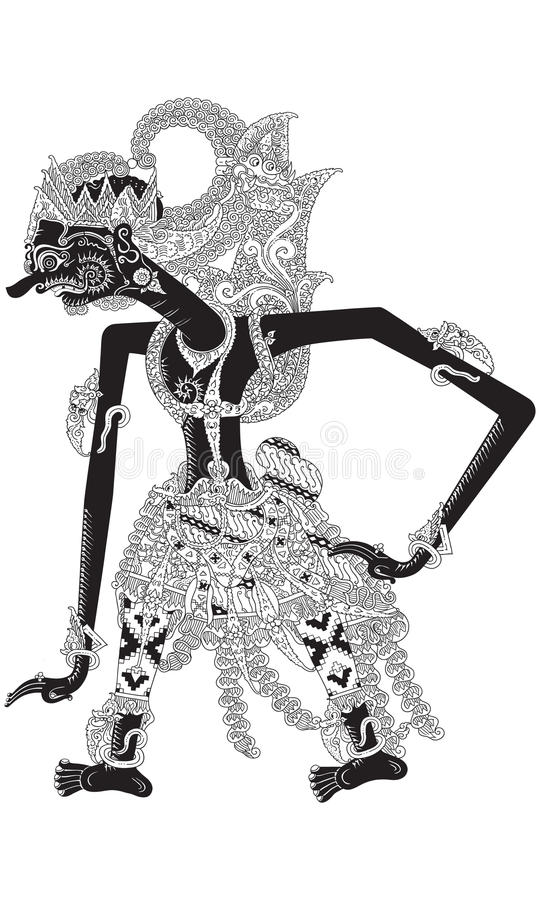 Detail Gambar Wayang Gatotkaca Nomer 6