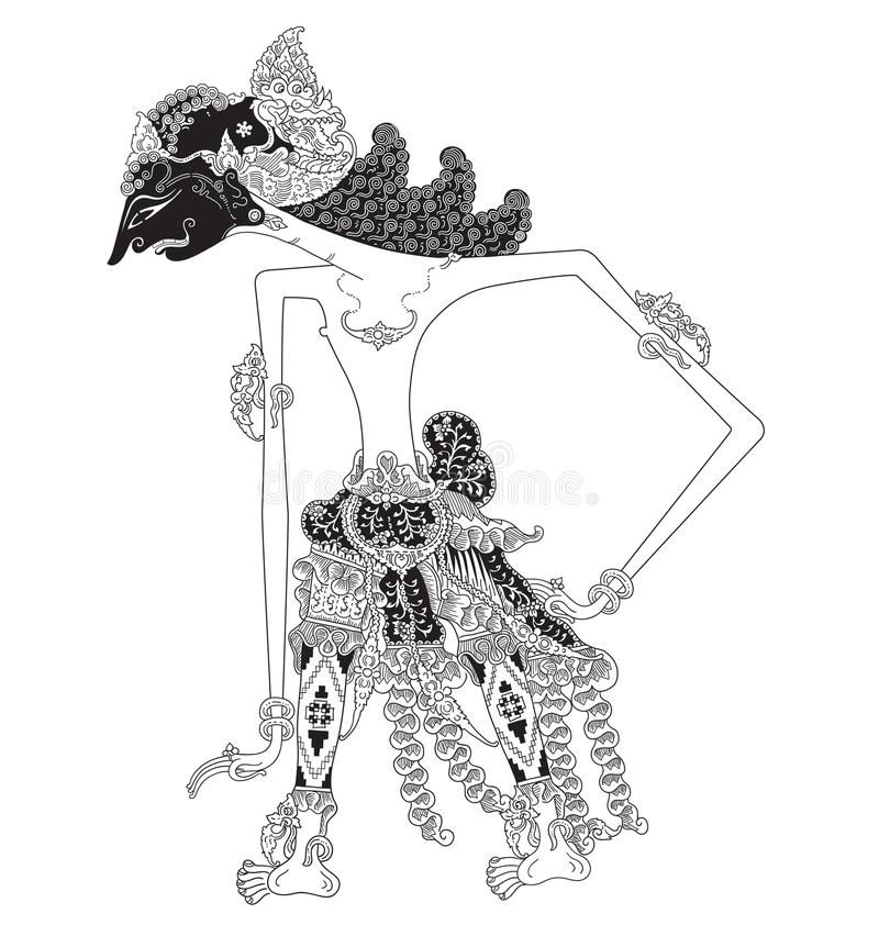 Detail Gambar Wayang Gatotkaca Hitam Putih Nomer 20