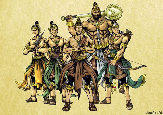 Detail Gambar Wayang Golek Pandawa Lima Nomer 22
