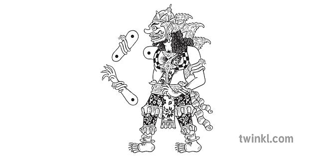 Detail Gambar Wayang Hitam Putih Nomer 45