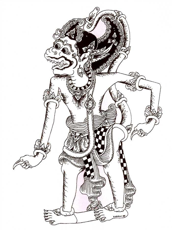 Detail Gambar Wayang Kulit Anoman Nomer 43