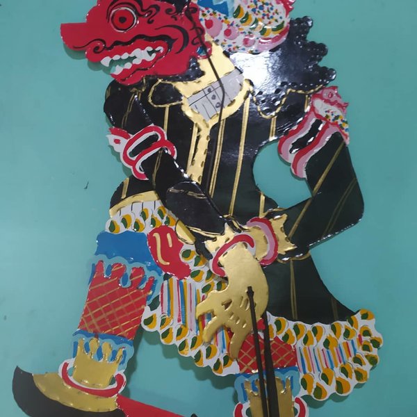 Detail Gambar Wayang Kulit Batara Kala Nomer 14