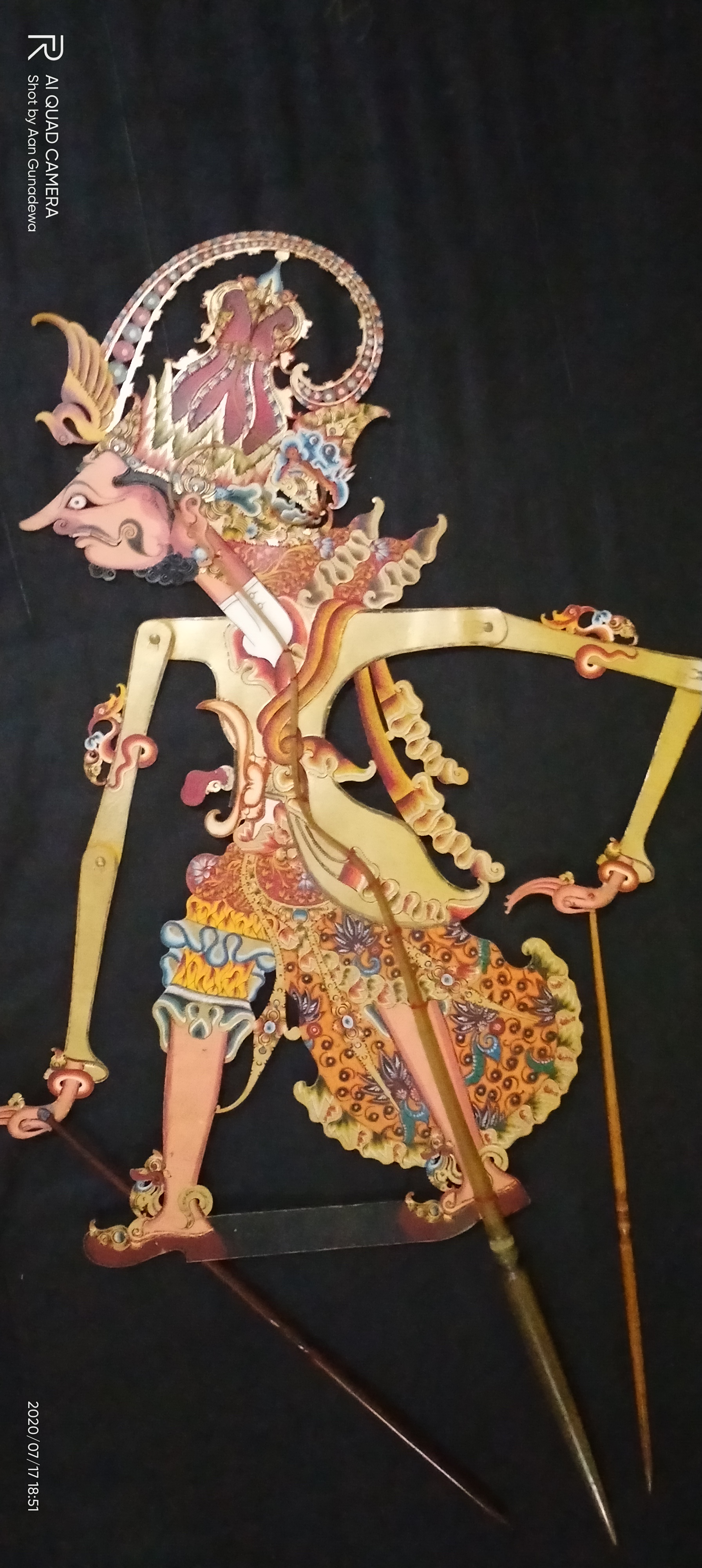 Detail Gambar Wayang Kulit Batara Kala Nomer 31