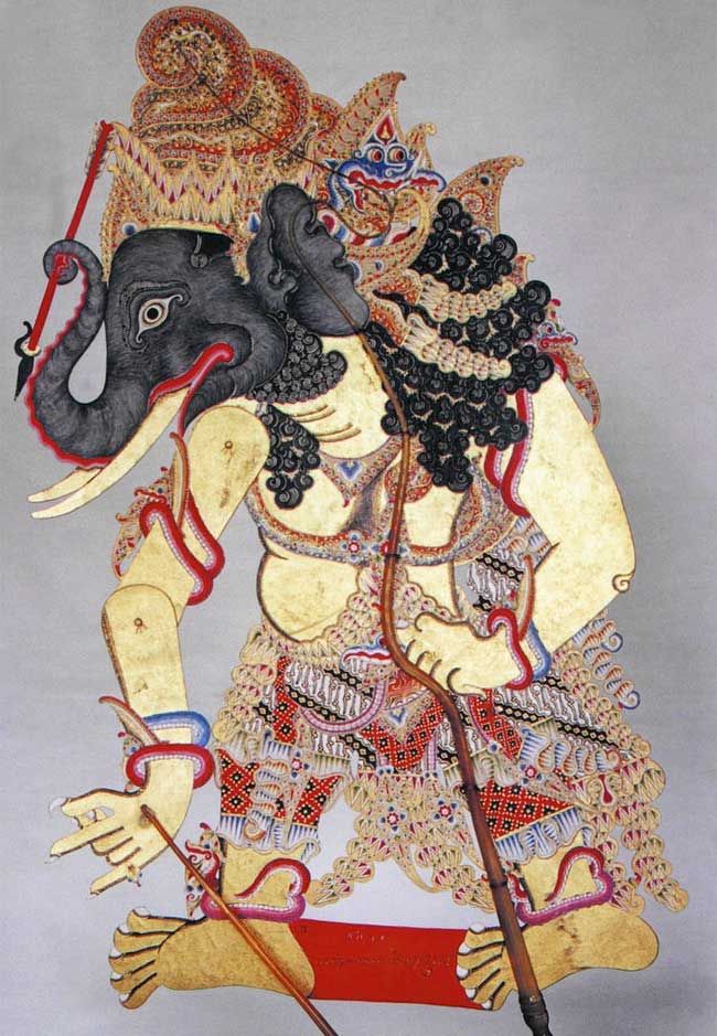 Detail Gambar Wayang Kulit Batara Kala Nomer 37