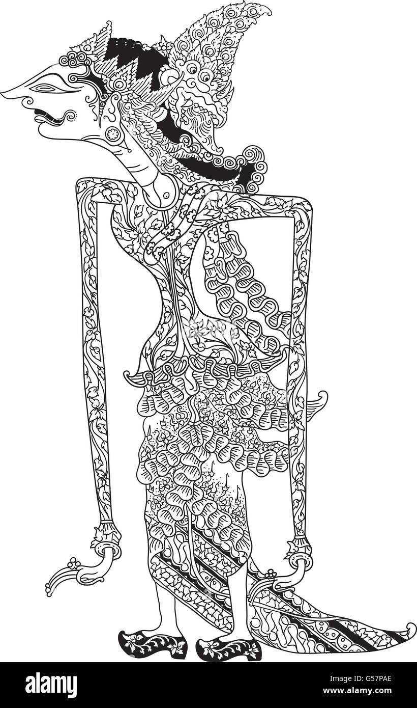 Detail Gambar Wayang Kulit Jawa Nomer 16