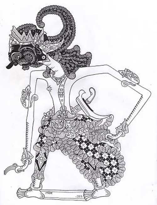 Detail Gambar Wayang Madya Nomer 6